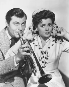 Trumpeter Prints: ORCHESTRA WIVES, from left: George Montgomery