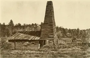 Extraction Prints: The original 1859 Drake oil well in Titusville