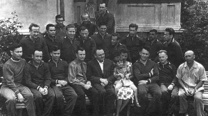 June Prints: The original 1960 group of Cosmonauts is shown in a photo from May 1961