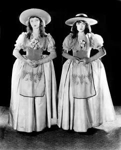 ORPHANS OF THE STORM, Lillian Gish, Dorothy Gish, 1921