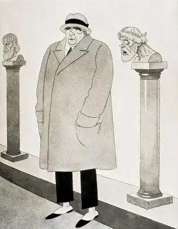 Philosophy Prints: ORS, Eugeni d (1881-1954). Caricature by Echea (1927)