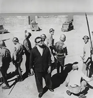 Movie Stars Prints: Orson Welles directing the 1952 film