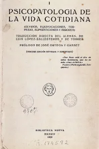 Freud Prints: ORTEGA Y GASSET, Jos (1883-1955); FREUD