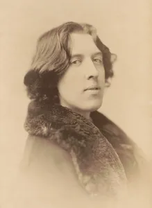 Novelist Prints: Oscar Wilde, Anglo-Irish playwright and poet in studio portrait by Napoleon Sarony