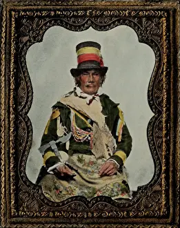 Warrior Prints: Oshawahnah, a Chippewa Chief, was Tecumsehs second in command