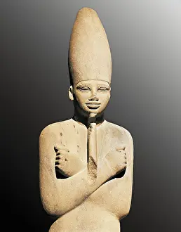 Osiriphorm Statue of Mentuhotep III. 21st-20th c. BC. 11th Dynasty. Egyptian art. Middle Kingdom. Sculpture on rock. EGYPT. Luxor. Luxor Museum