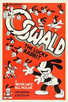 Airplane Prints: OSWALD THE LUCKY RABBIT, Oswald The Lucky Rabbit, 1935