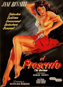 1943 Movies Prints: THE OUTLAW, (aka EL PROSCRITO), Jane Russell, 1943