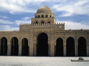 Strength Prints: Outside of Prayer Hall at Kairouan's Great Mosque