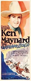 1927 Movies Prints: THE OVERLAND STAGE, Ken Maynard, 1927