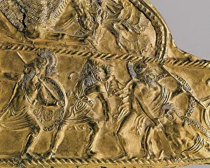 4th C Prints: Overlay for a Scabbard with Battle Scenes