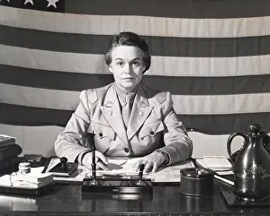 Wacs Prints: Oveta Culp Hobby, Director of the of the U