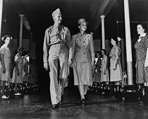 Inspection Prints: Oveta Culp Hobby was the first director of the Women's Army Corps