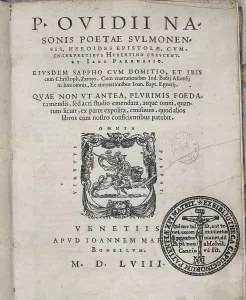 Publius Ovidius Naso 43 Bc 18 Prints: OVID, Publius Ovidius Naso (43 BC-18)