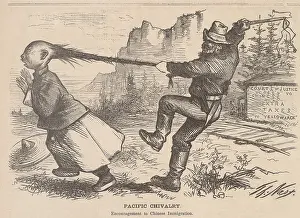 Pigtails Prints: Pacific Chivalry: Encouragement to Chinese Immigration'