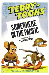 1943 Movies Prints: SOMEWHERE IN THE PACIFIC, US poster