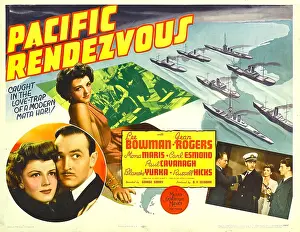 Ships And Boats Prints: PACIFIC RENDEZVOUS, from left: Jean Rogers, Lee Bowman, Jean Rogers, 1942
