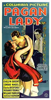 Brent Prints: THE PAGAN LADY, left: Evelyn Brent, 1931