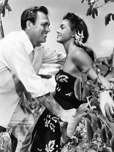 Keel Prints: PAGAN LOVE SONG, from left: Howard Keel, Esther Williams, 1950