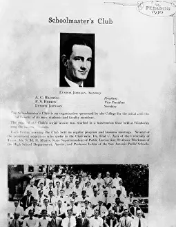 Csu 2012 10 Prints: Page from the 1930 yearbook of the Southwest Texas State Teachers College