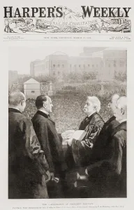 2017 Prints: Front page of HARPERS WEEKLY with illustration of inauguration of William McKinley