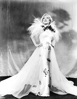 Davies Prints: PAGE MISS GLORY, Marion Davies (in a gown by Orry-Kelly), 1935