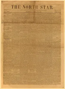 Newspapers Prints: Front page of THE NORTH STAR, June 2