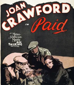 1930 Movies Prints: PAID, US poster art, Douglass Montgomery (second from left)