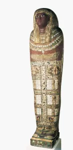11th C Prints: Painted coffin. 11th c. BC. 21st Dynasty