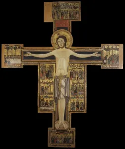Crucifix Prints: Painted Cross also known as Cross number 15
