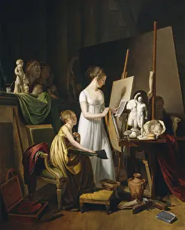 Boilly Prints: A Painter's Studio, by Louis-Leopold Boilly