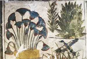 Egyptian Empire Prints: Painting from the Palace of Akhenaton