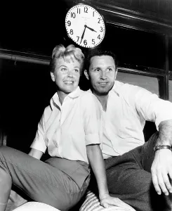 Clock Prints: THE PAJAMA GAME, Doris Day, John Raitt, 1957