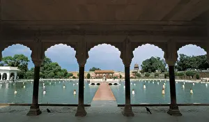 Aisan Prints: PAKISTAN. PUNJAB. Lahore. Shalamar Gardens from Palace of Mirrors