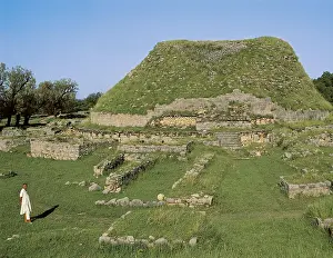 Aisan Prints: PAKISTAN. PUNJAB. Taxila. Remains of the city of Taxila (6th-4th c)
