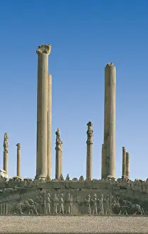 6th C Prints: Palace of Darius I. Apadana or Audience Hall
