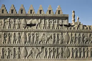 6th C Prints: Palace of Darius I. Apadana or Audience Hall