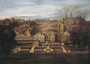 18th C Prints: Palace of Dukes of Brabant in Brussels