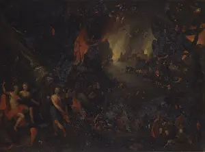Royal Palace Prints: The palace of Pluto, Copy from Jan Bruegel the Elder Bruegel said of the Velvets