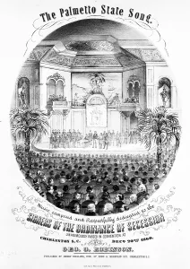 Sheet Music Prints: The Palmetto State song