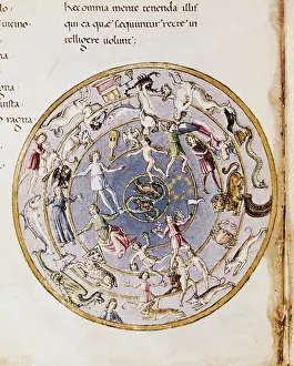 Astronomical Prints: PALMIERI, Matteo (1406-1475). Italian writer