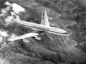 Flying Prints: Pan American Airways, (Boeing 707-121)