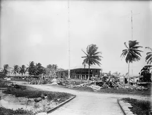 Panama Canal Prints: Panama Canal, U.S. Naval radio station, circa 1909-1919