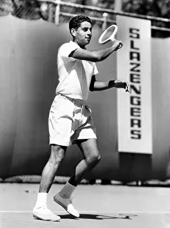 Tennis Court Prints: Pancho Gonzales ca. 1952. Courtesy: CSU Archives/Everett Collection