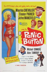 Bikini Prints: PANIC BUTTON, poster art, left; Jayne Mansfield