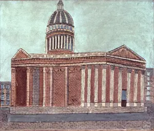 Steps Prints: Pantheon, by Louis Vivin, 1925