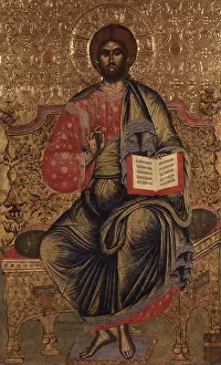 Character Prints: Pantocrator Christ, attributed to Kostantin Jeromonaku