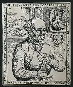 Woodcuts Prints: PARACELSUS, Philippus Aureolus (1493-1541)