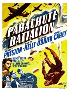 1941 Movies Prints: PARACHUTE BATTALION, left from top: Nancy Kelly