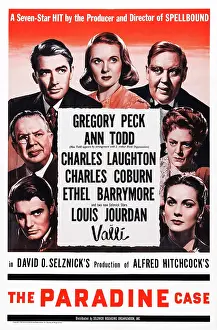 Valli Prints: THE PARADINE CASE, US poster art